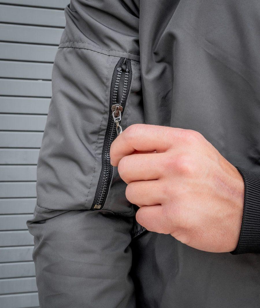 Bomber Manchester Jacket - Men - Grey - Image 4