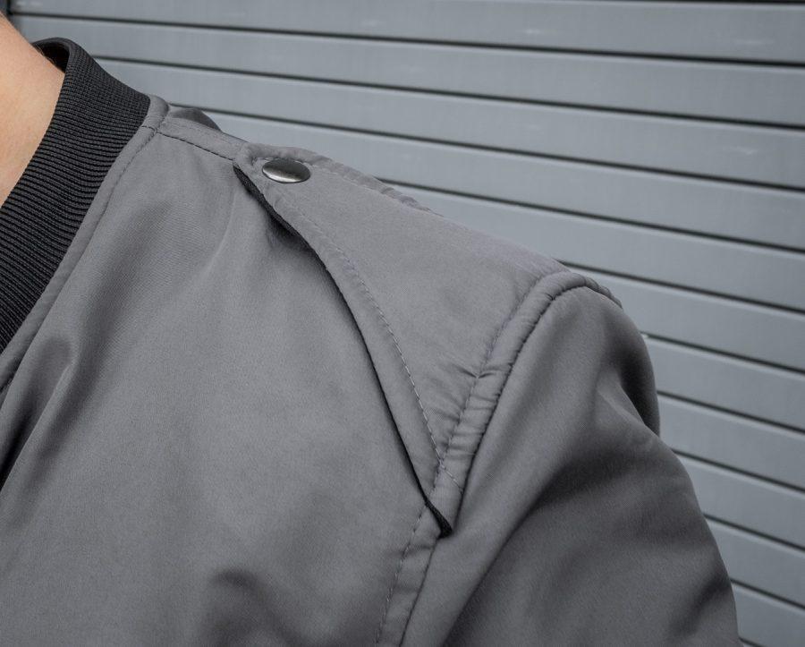 Bomber Manchester Jacket - Men - Grey - Image 8