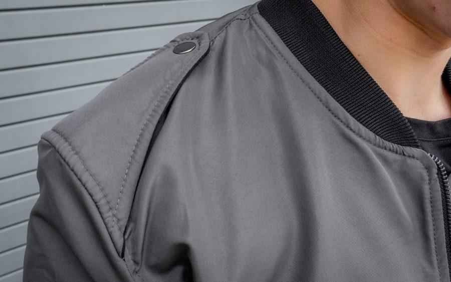 Bomber Manchester Jacket - Men - Grey - Image 7