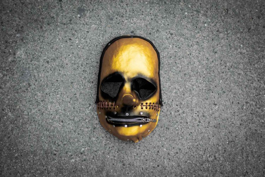 Máscara Slipknot Gold Chris Fehn - Imagen 3