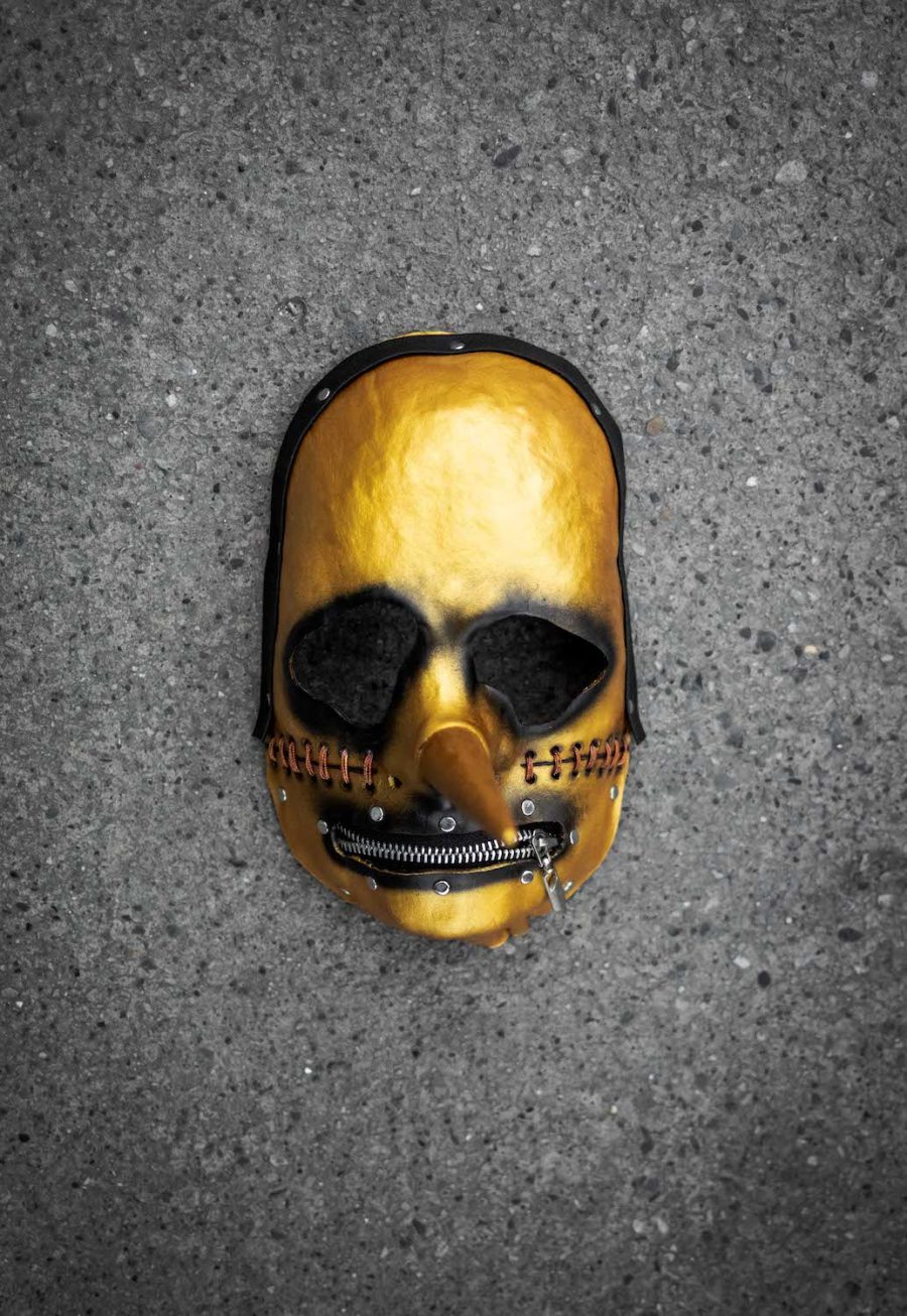 Máscara Slipknot Gold Chris Fehn - Imagen 8