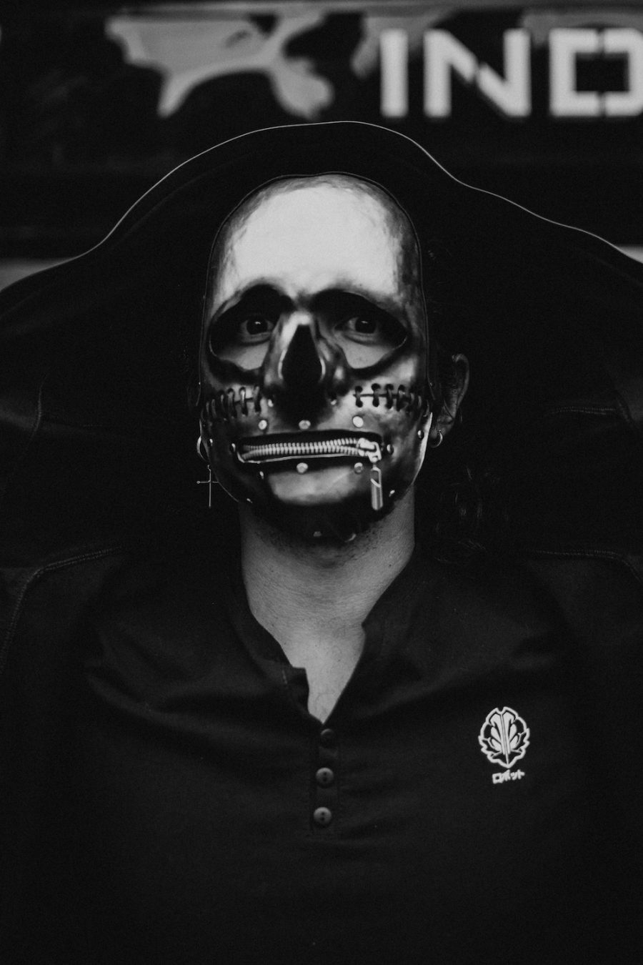 Máscara Slipknot Gold Chris Fehn - Imagen 6