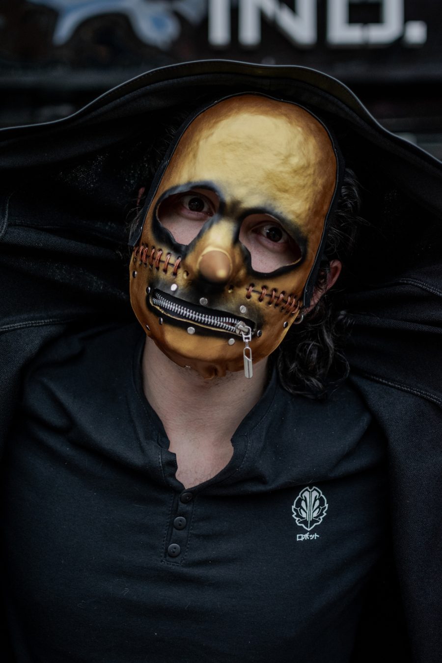 Máscara Slipknot Gold Chris Fehn - Imagen 7
