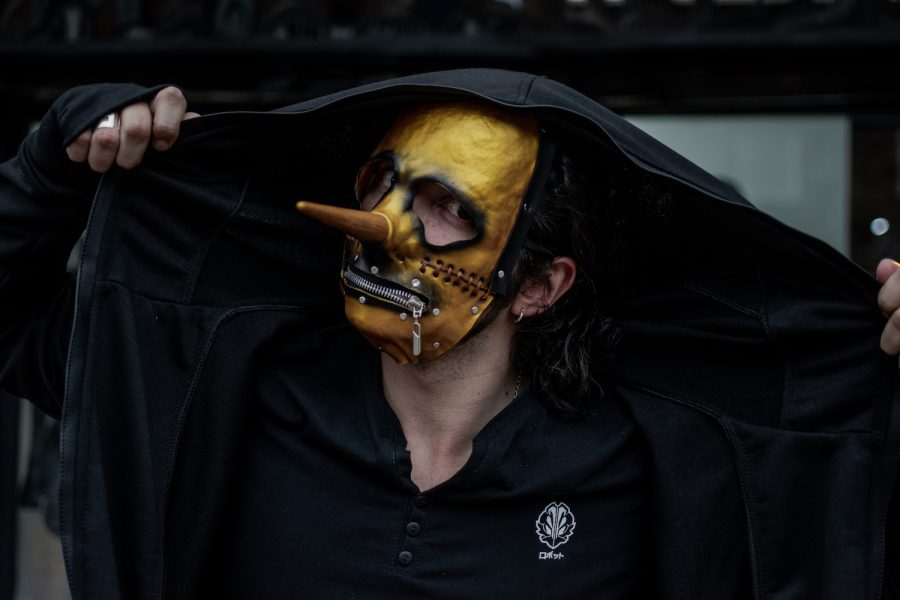 Máscara Slipknot Gold Chris Fehn - Imagen 2
