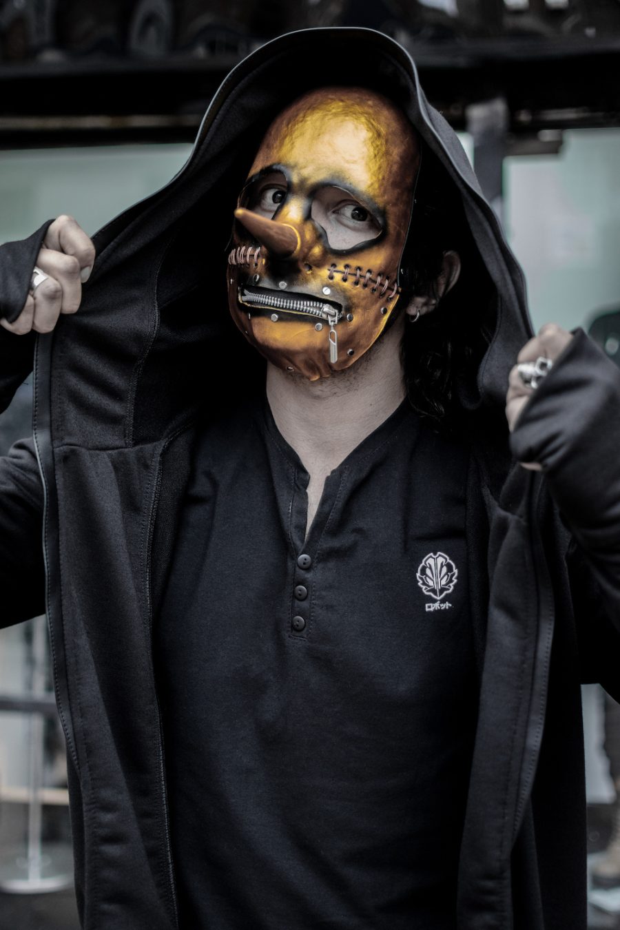 Máscara Slipknot Gold Chris Fehn