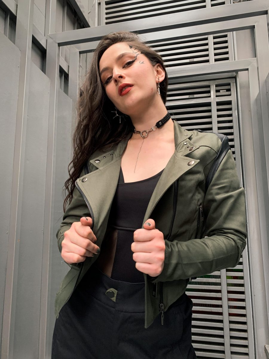 Biker Furiosa Drill Oliva