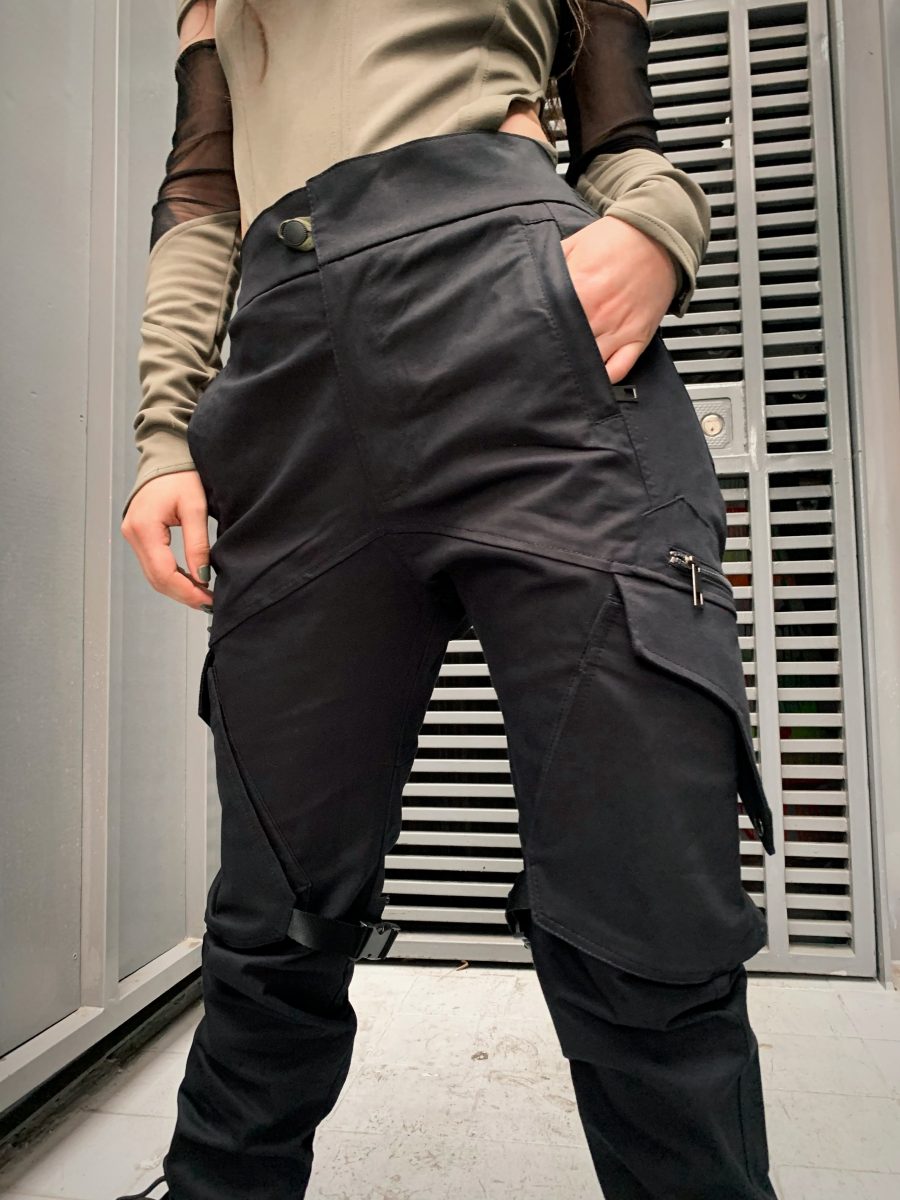 Cargo Warboy Negro Mujer - Imagen 2