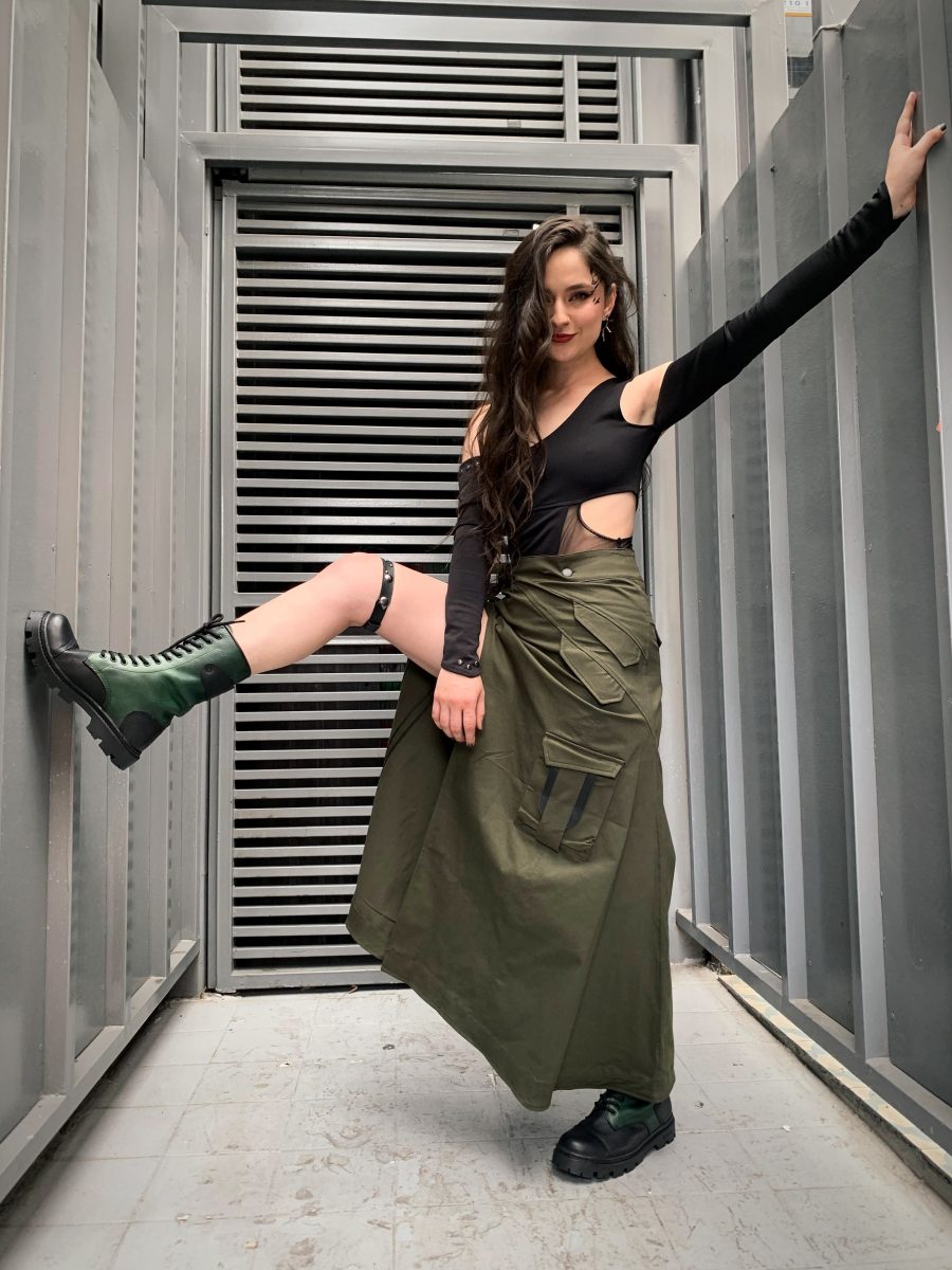 Falda Lara Oliva - Imagen 2
