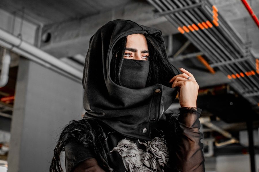 Burka Negra Roboto Mujer