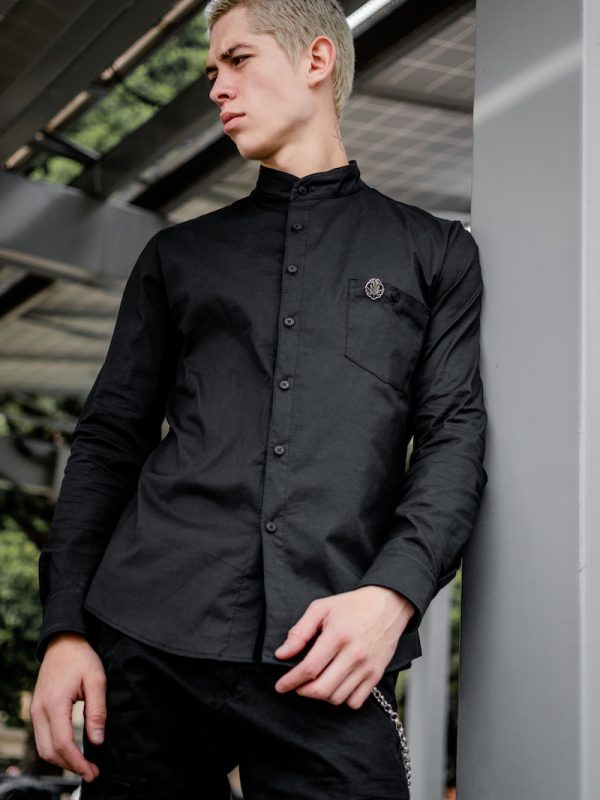 Camisa Black Basic Larga