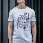 Camiseta Bionic Tiger Blanco Hombre