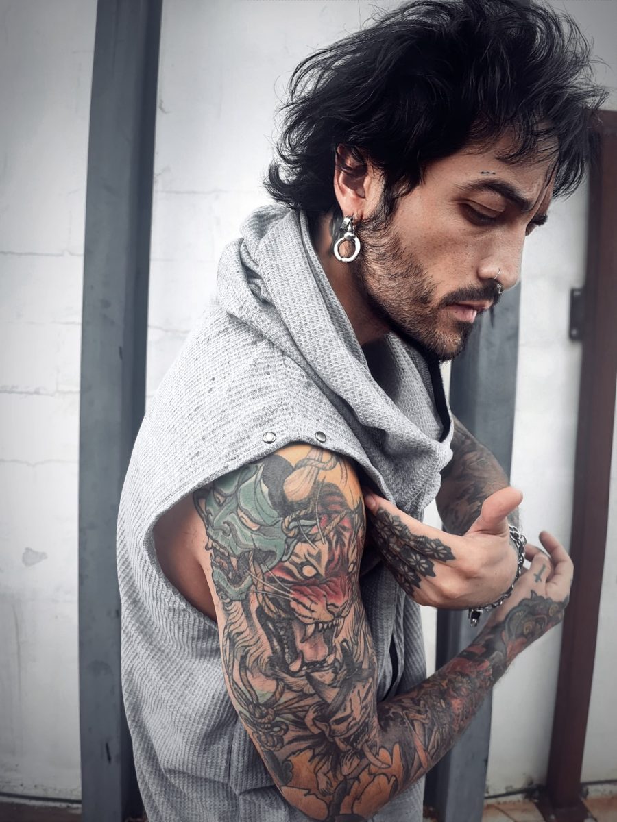 Camiseta Esqueleto Nappa Gris - Imagen 3