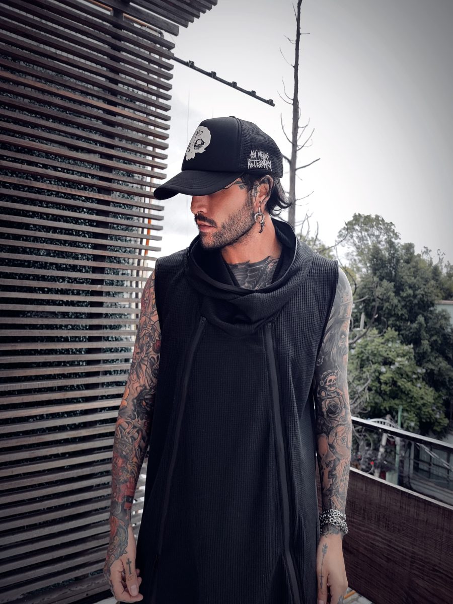 Camiseta Esqueleto Nappa Negro - Imagen 7