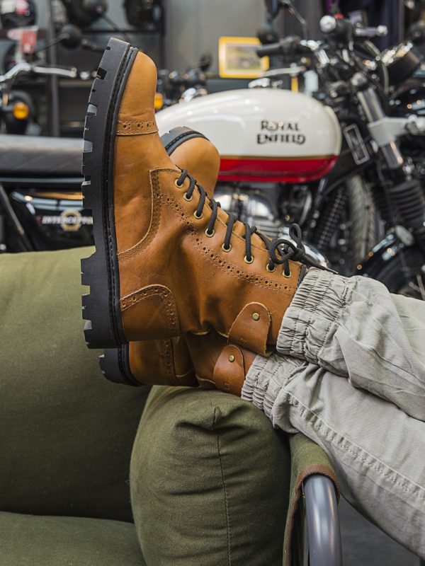 Botas Combat Marrón