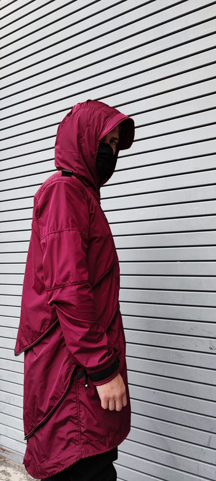 Zeta Parka Coat Wine