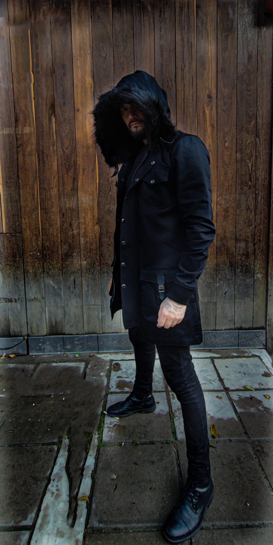 Parka Clásica Total Black - Imagen 2