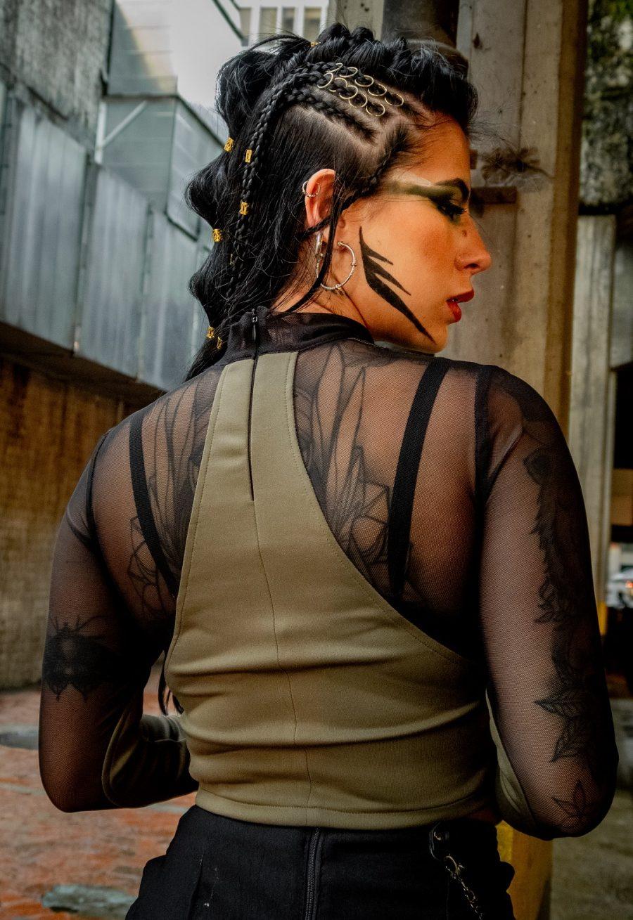Blusa Astra Oliva - Imagen 2