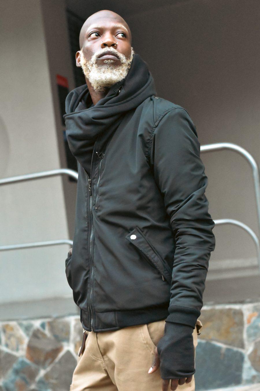 Bomber Manchester Negro Hombre - Imagen 2