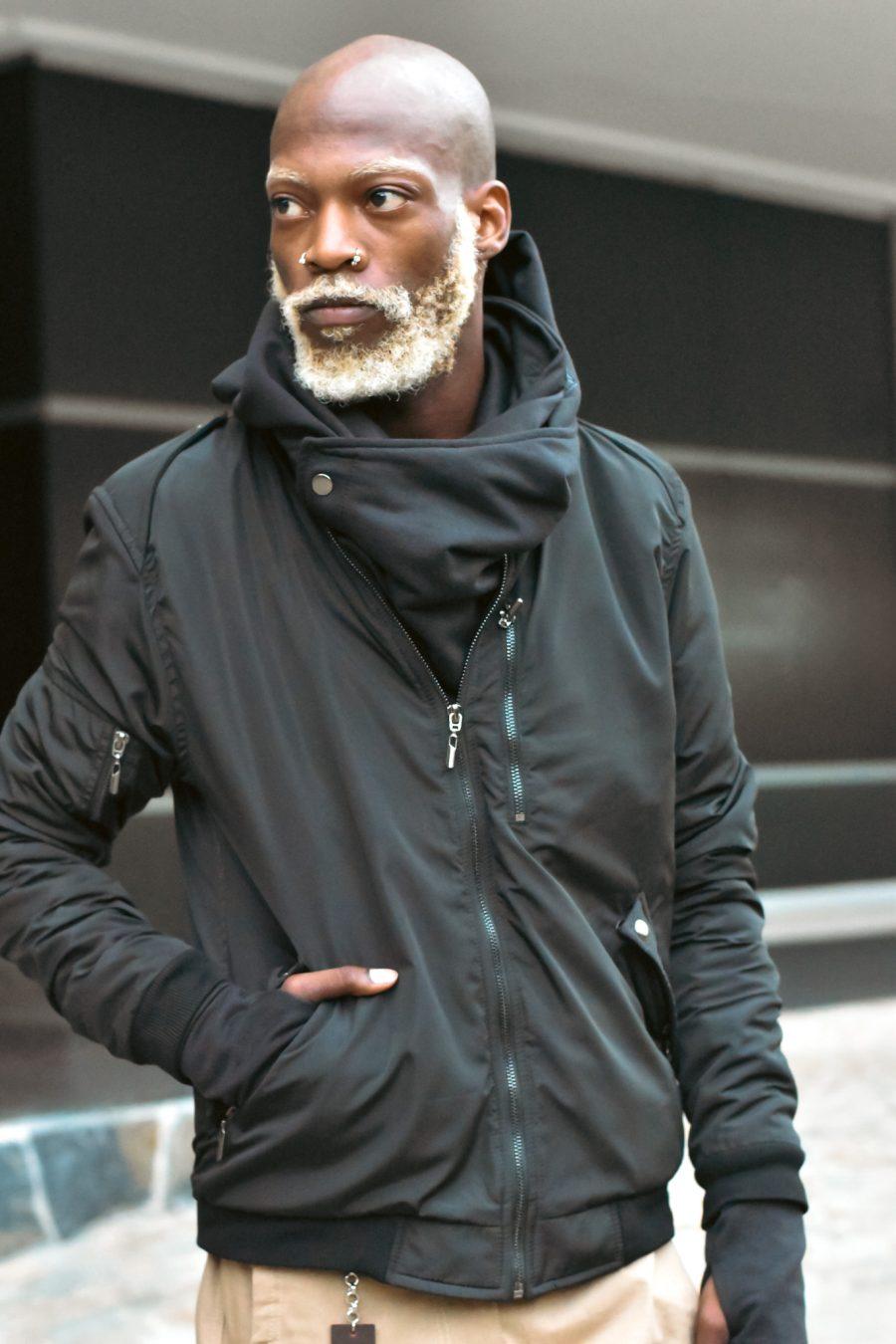 Bomber Manchester Negro Hombre - Imagen 7