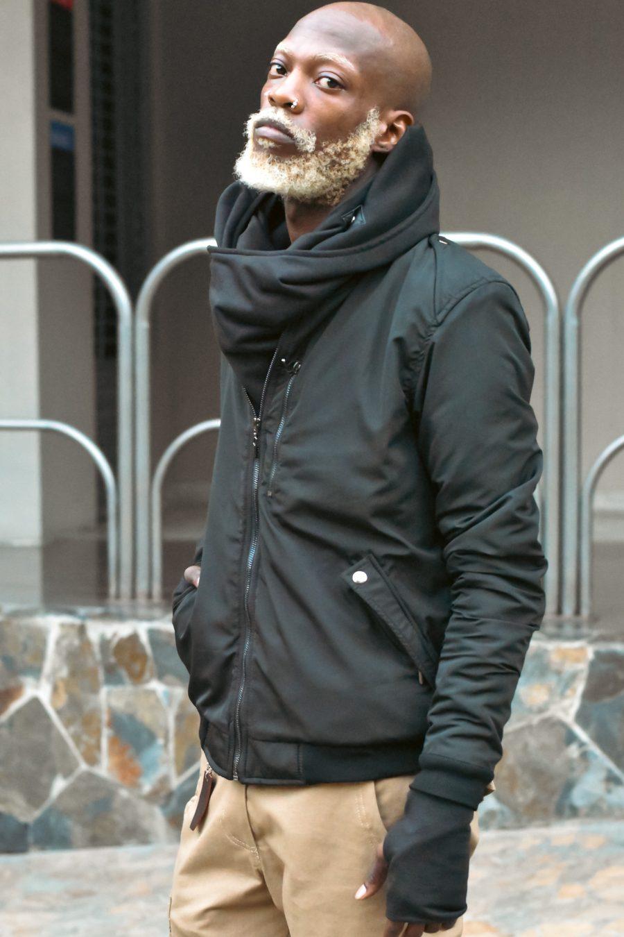 Bomber Manchester Negro Hombre - Imagen 4