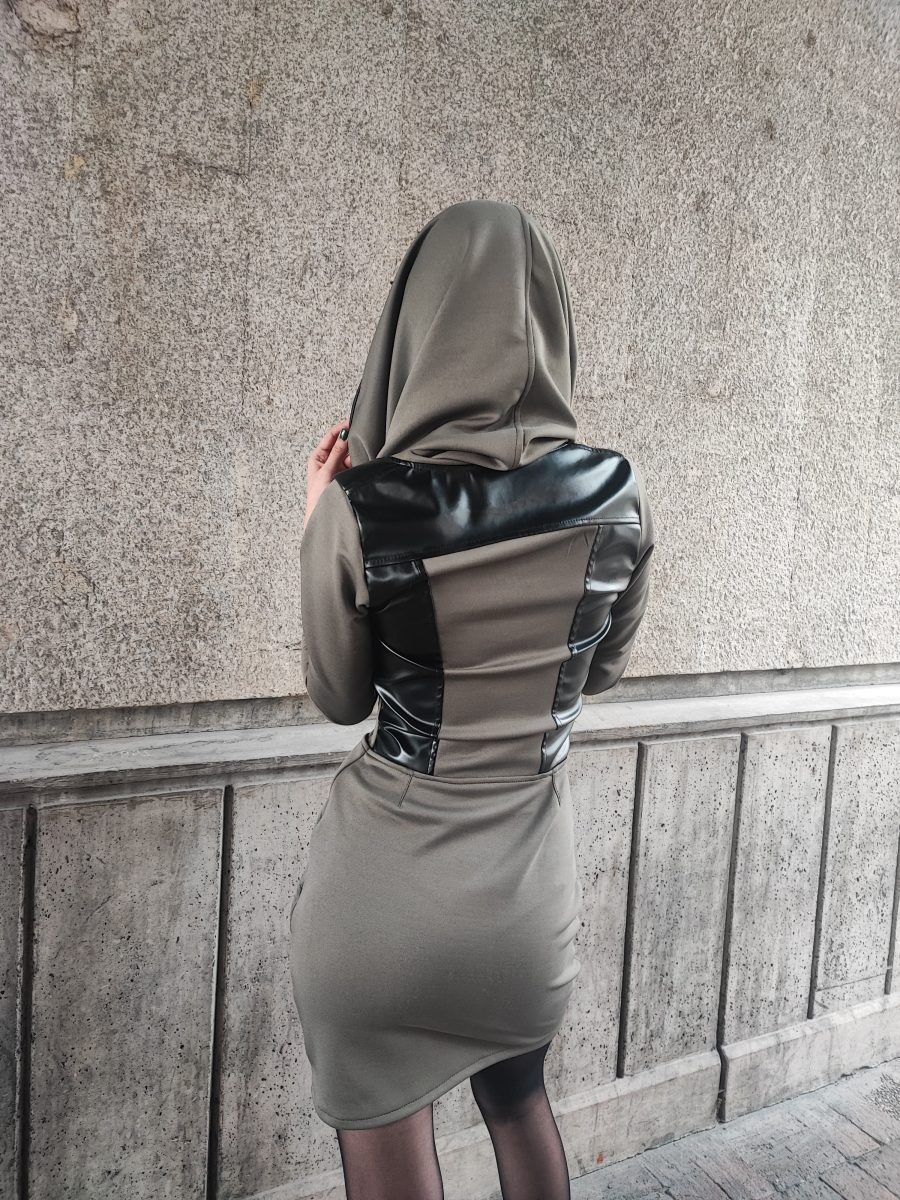 Vestido Monique Oliva - Imagen 3