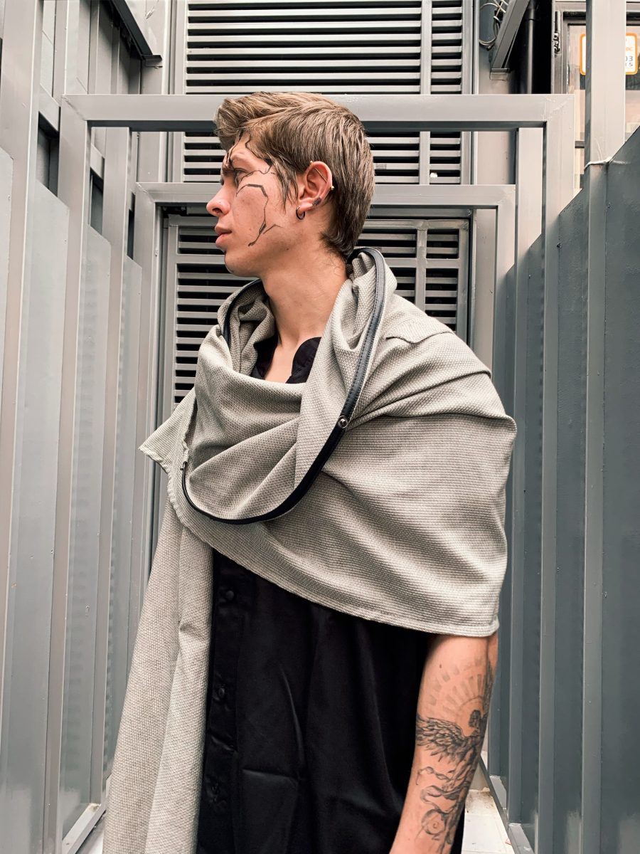 Poncho Baja California Gris - Imagen 2