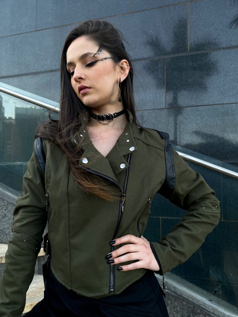 Biker Furiosa Drill Oliva