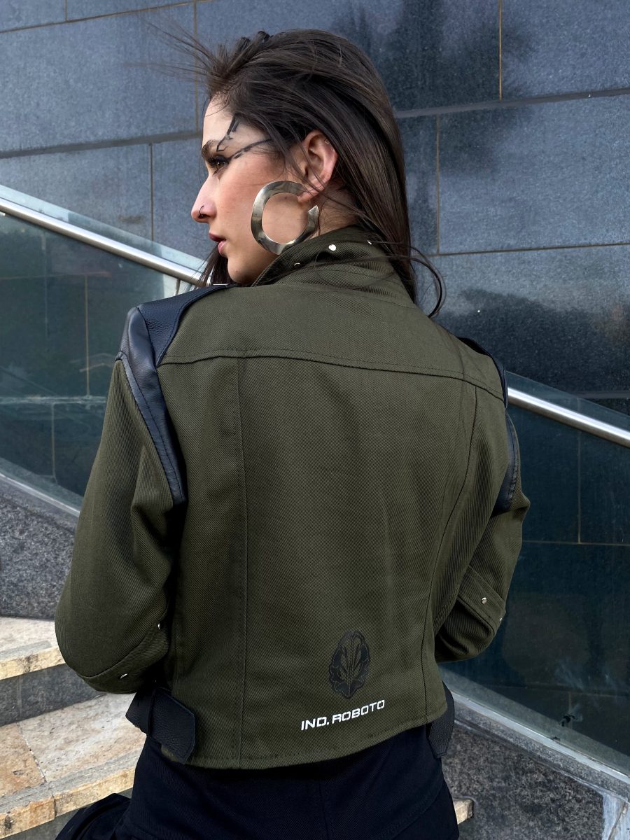 Biker Furiosa Drill Oliva - Imagen 4