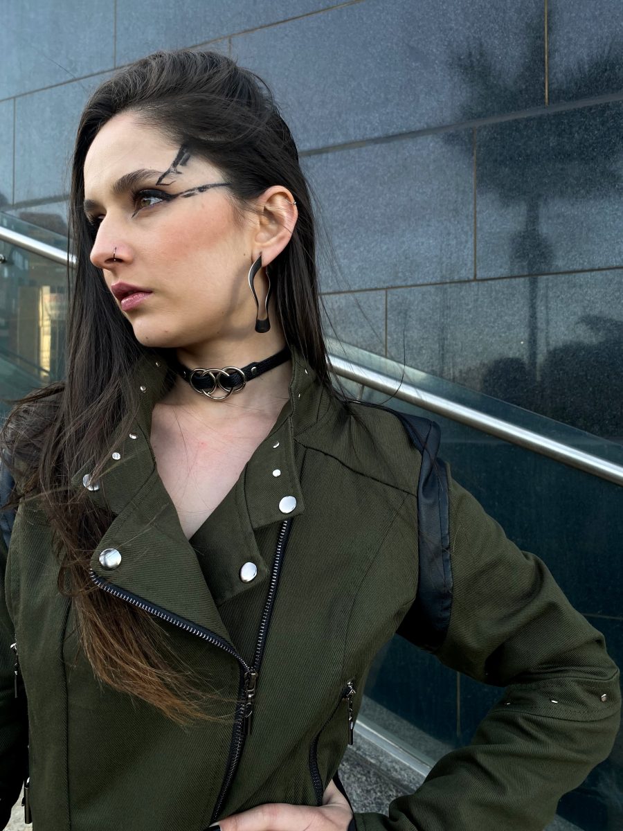 Biker Furiosa Drill Oliva - Imagen 3