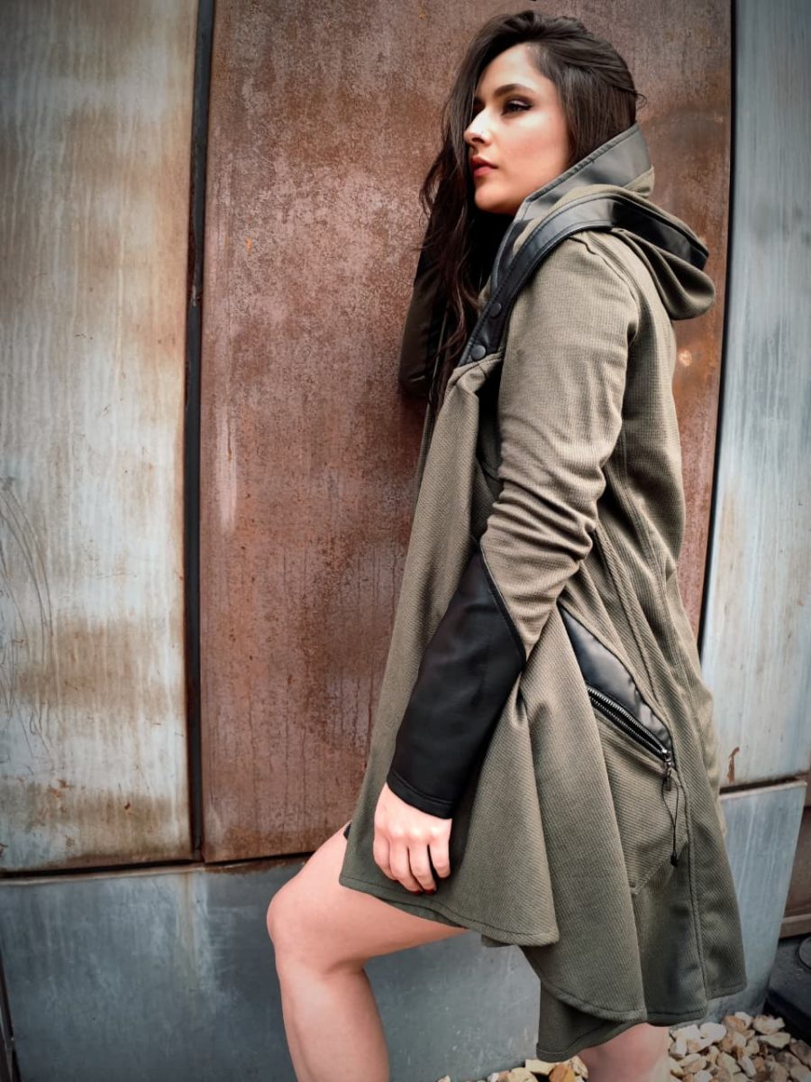 Hoodie Zoria Oliva - Image 4