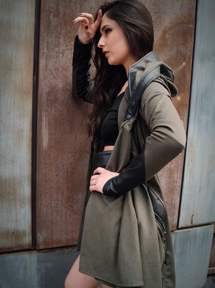 Hoodie Zoria Oliva - Image 3